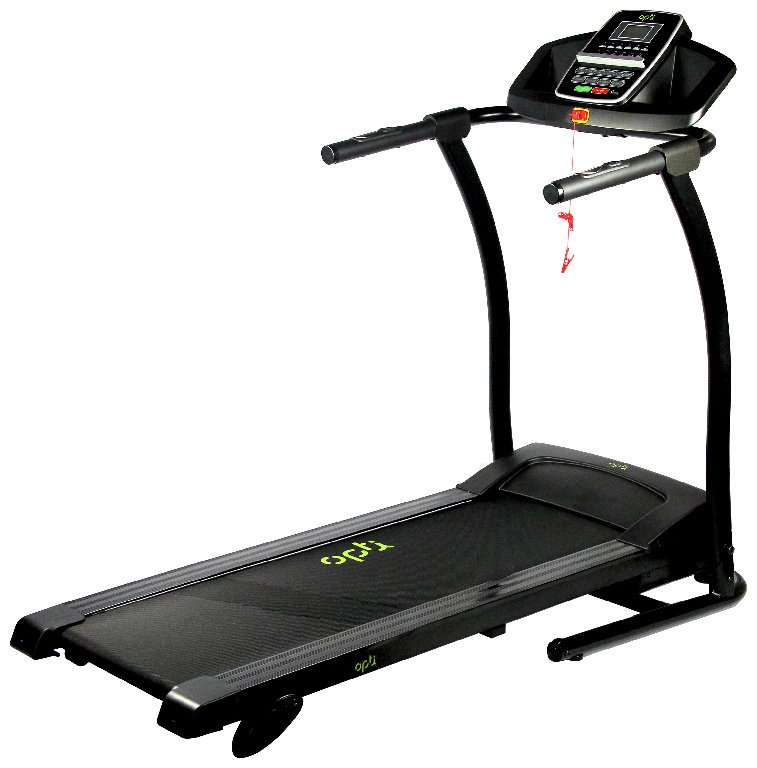 Opti Motorised Folding Treadmill: 10 Programs, 3 Incline Levels, Unlimited Potential