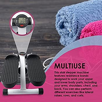 2025/02/1000366935.jpg Mini Stair Stepper with Resistance Bands – Low-Impact Cardio & Strength Training, Perfect for Small Spaces