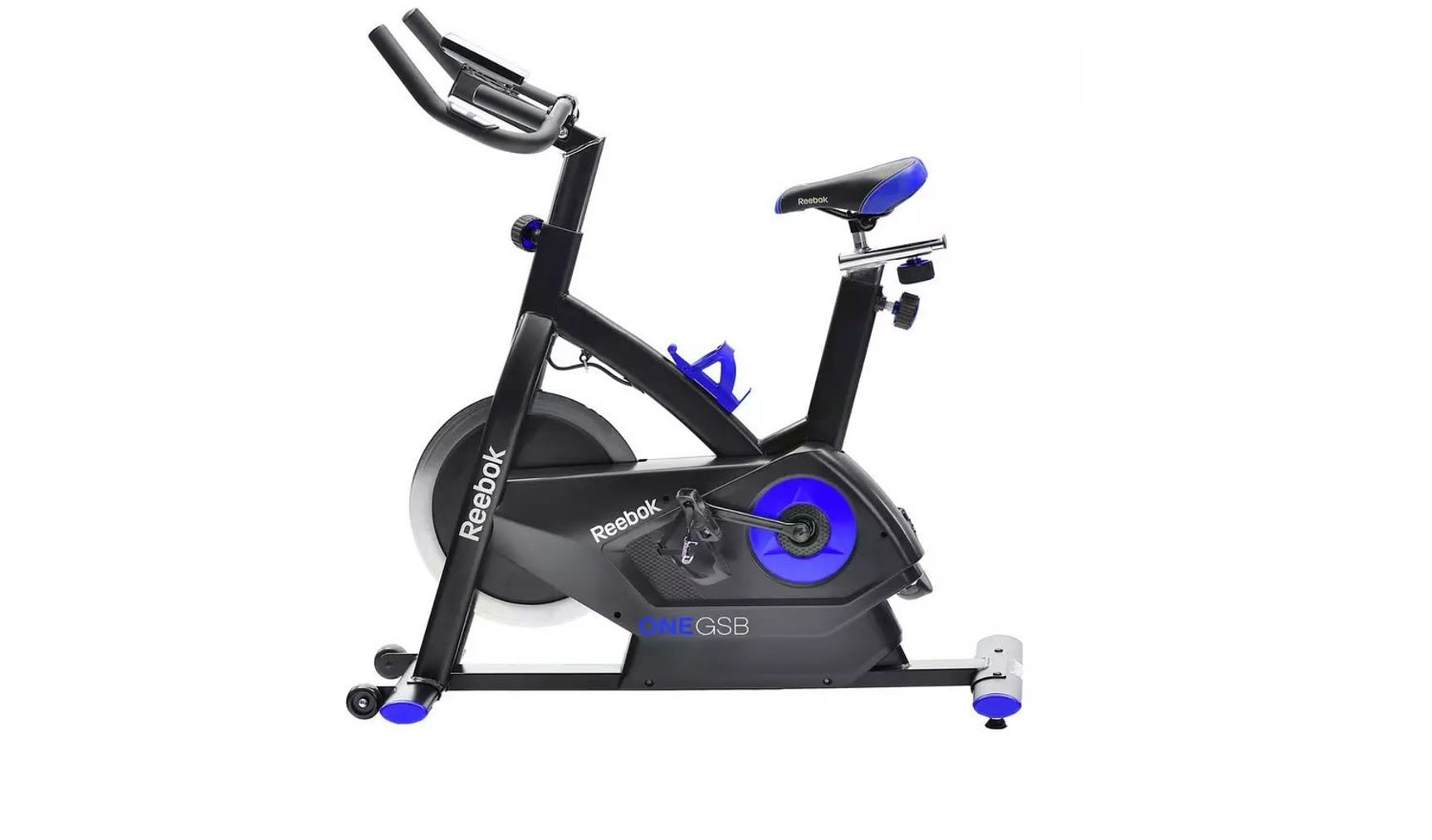 2025/03/1000180185.jpg Reebok GSB Electronic Aerobic Bike | 18kg Flywheel | 32 Resistance Levels | Self-Generating Power | LCD Console
