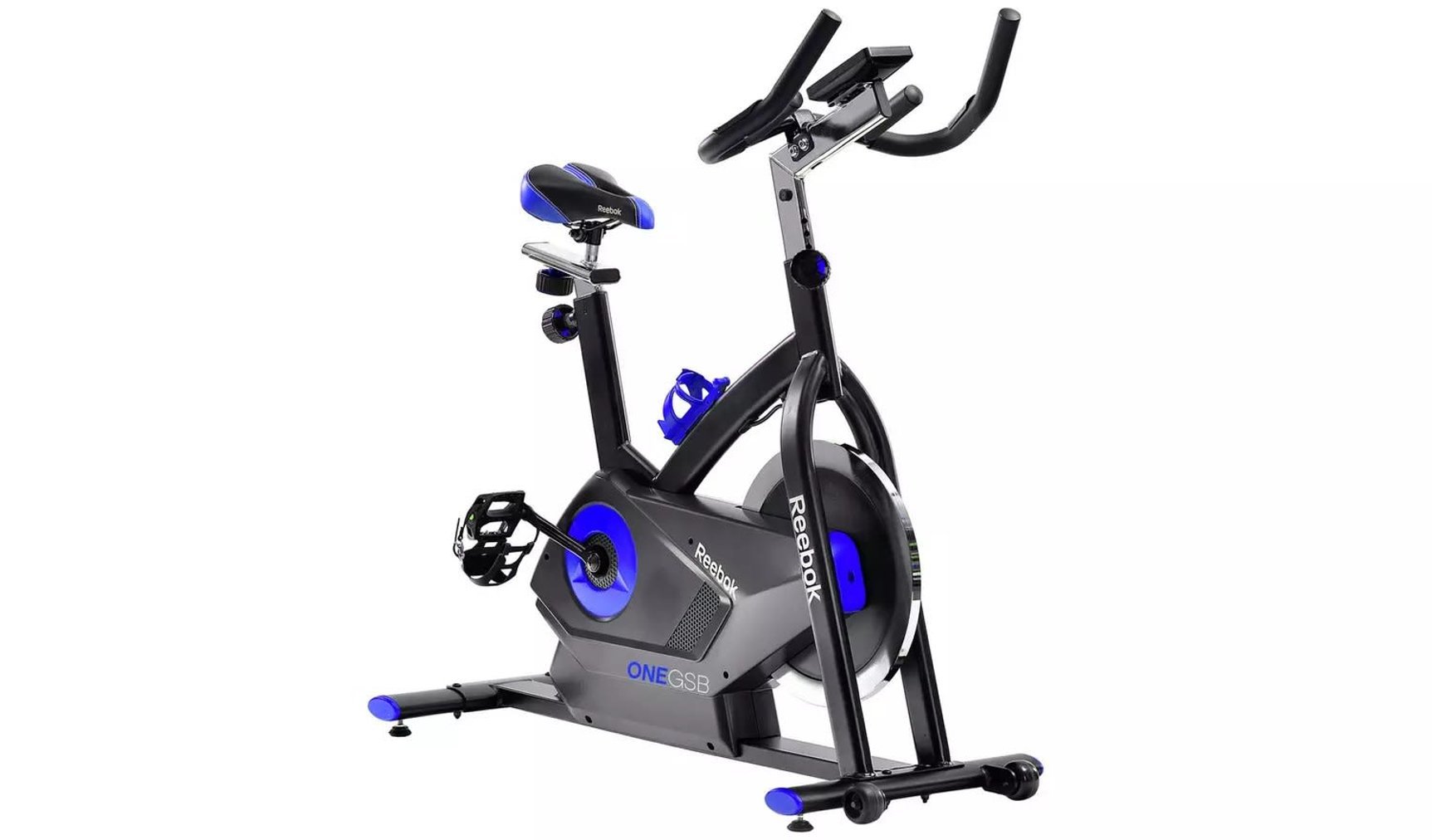 Reebok GSB Electronic Aerobic Bike | 18kg Flywheel | 32 Resistance Levels | Self-Generating Power | LCD Console