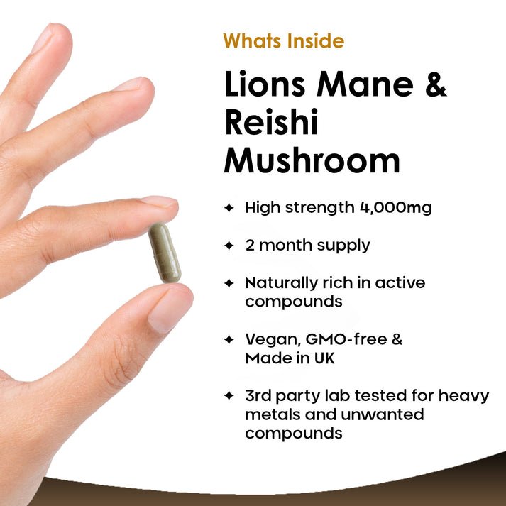 2025/03/1000398931.jpg Lion’s Mane & Reishi Mushroom 4000mg – Nootropic Brain Booster & Immune Support