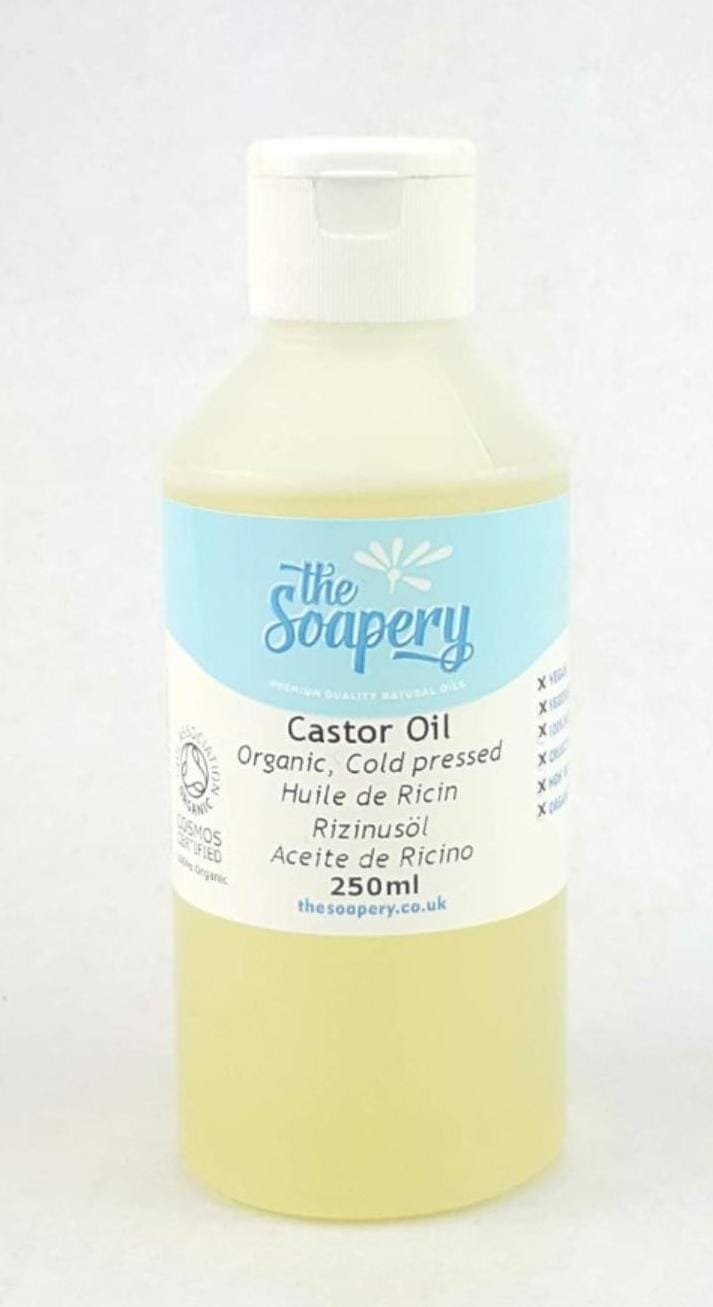 The Soapery Organic Castor Oil | 1L | 100% Pure Cold Pressed | Fragrance-Free & Moisturizing | For Skin, Hair & DIY Beauty