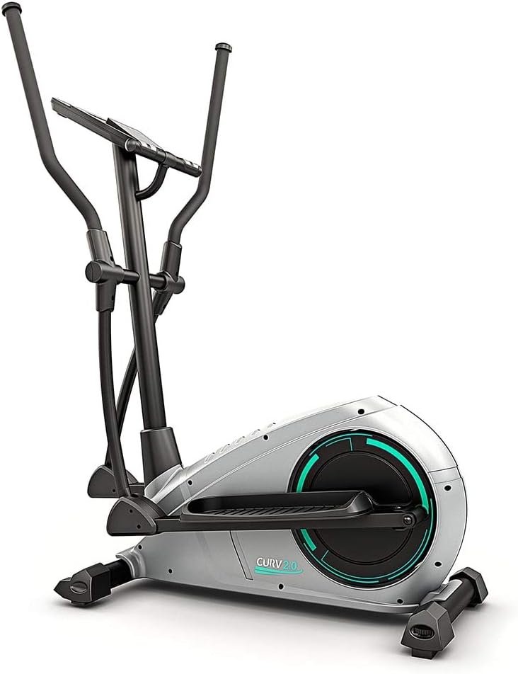 Bluefin Fitness CURV 2.0 Elliptical Cross Trainer | Home Gym Air Walker with Kinomap | 12 Programs, 24 Resistance Levels