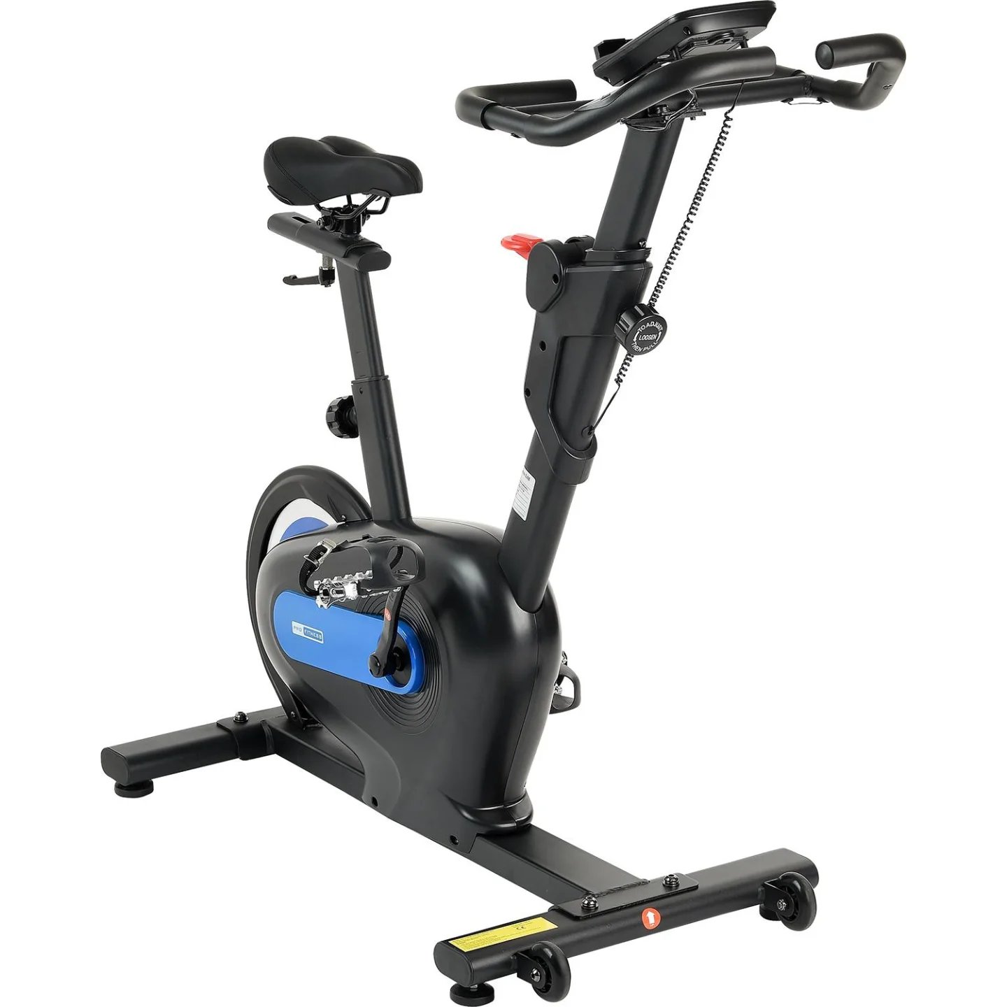 2025/04/1000238544.jpg Pro Fitness Aerobic Exercise Bike | Magnetic Resistance | 8 Tension Levels | LCD Monitor & Pulse Sensors