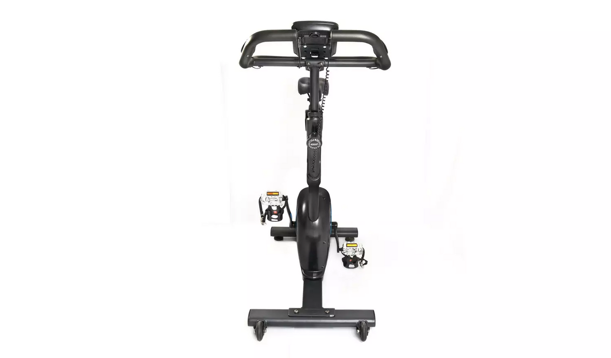 2025/04/1000238547.png Pro Fitness Aerobic Exercise Bike | Magnetic Resistance | 8 Tension Levels | LCD Monitor & Pulse Sensors
