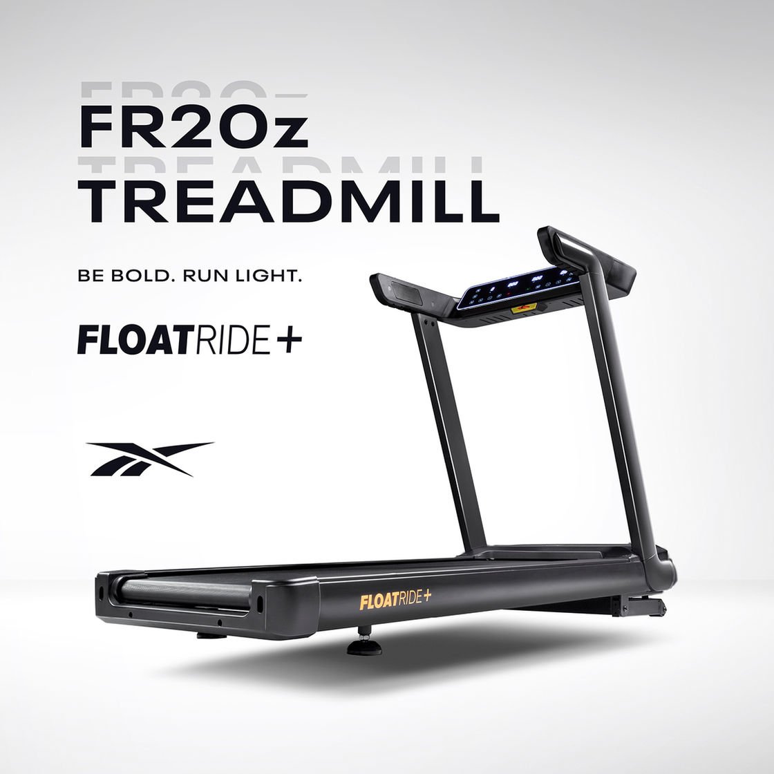 2025/04/1000241748.jpg Reebok FR20z Floatride+ Treadmill | 24 Programmes | Bluetooth | Compact & Powerful