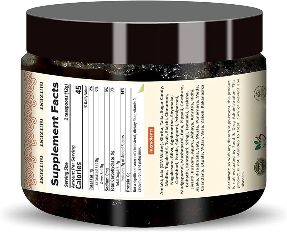 2025/04/1000245090.jpg GUTZEST Ayurvedic Jam – 52 Herbs for Immunity, Energy & Digestion | No Preservatives | 250g
