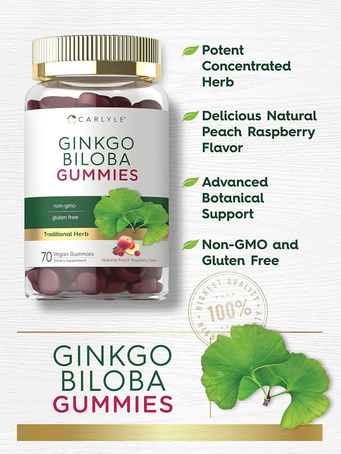 2025/04/1000245228.jpg Carlyle Ginkgo Biloba Gummies – 300mg High-Potency Formula | Natural Peach Raspberry Flavor"