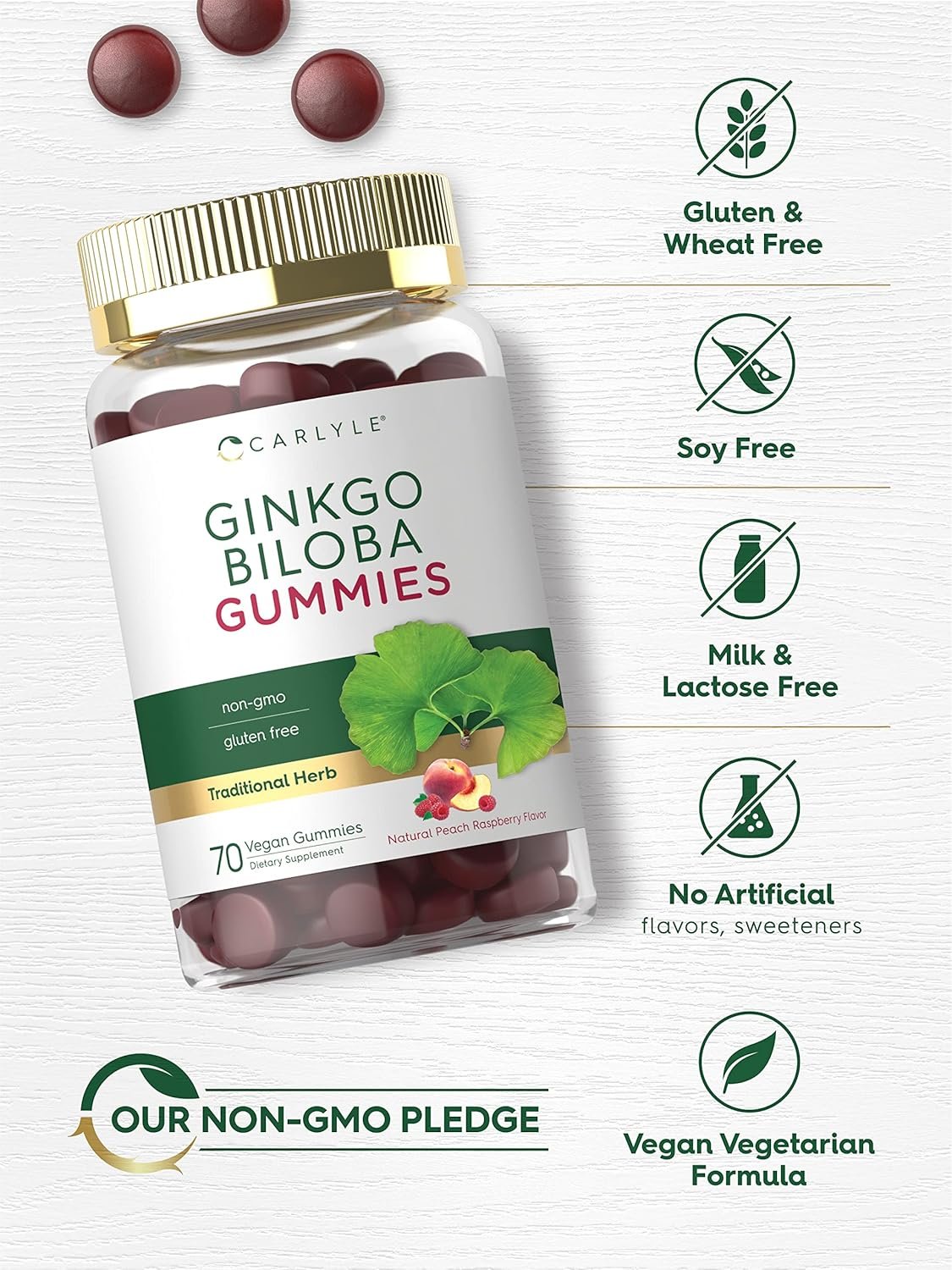 2025/04/1000245229.jpg Carlyle Ginkgo Biloba Gummies – 300mg High-Potency Formula | Natural Peach Raspberry Flavor"