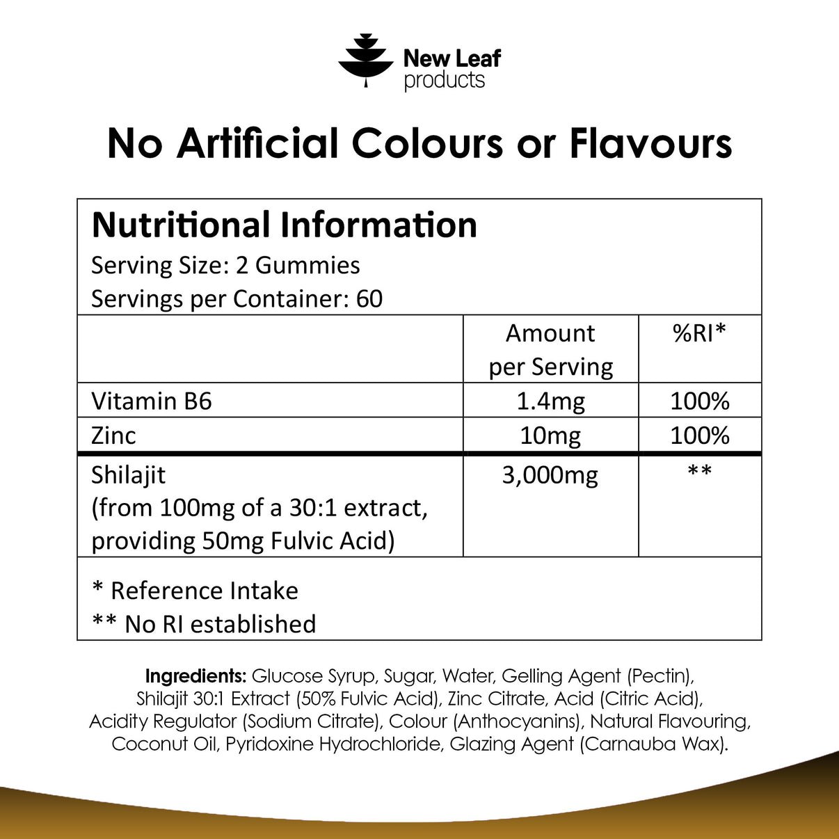 2025/06/1000382920.jpg New Leaf Shilajit Gummies with Zinc & Vitamin B6 | 3000 mg Shilajit • Vegan • 60 Berry-Flavour Gummies