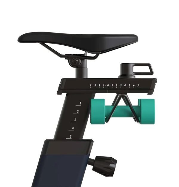 Apex Rides Smart Bike – App-Connected Indoor Cycling with Real-Time Metrics, Resistance Control & Dumbbell Holder – Home Gym Ready