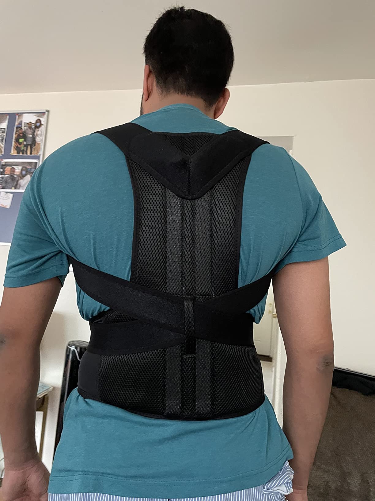 Adjustable Back Brace & Posture Corrector for Men & Women – Lumbar Support for Spine Alignment, Shoulder Correction & Pain Relief