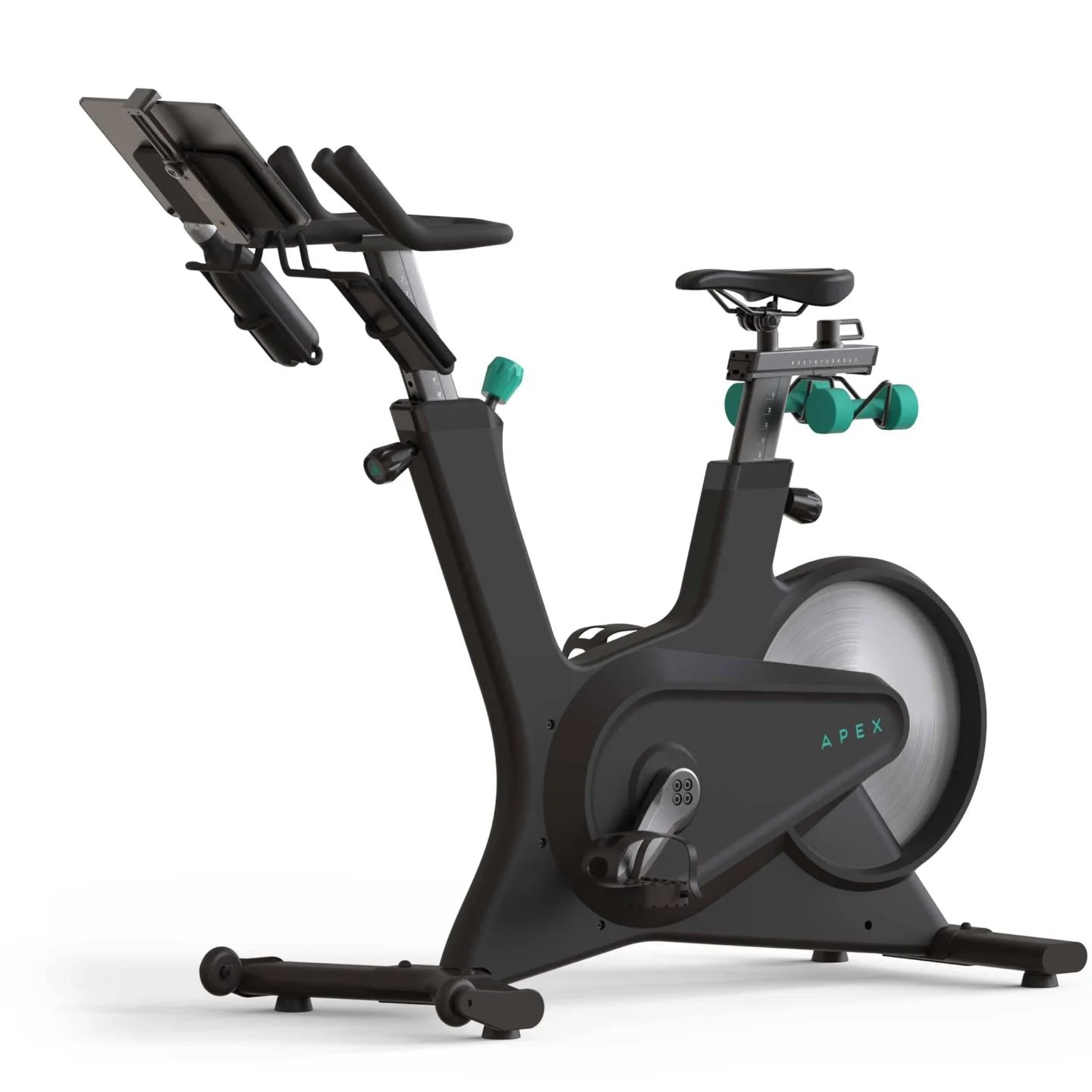 2025/07/instagram_1753844309640.jpg Apex Rides Smart Bike – App-Connected Indoor Cycling with Real-Time Metrics, Resistance Control & Dumbbell Holder – Home Gym Ready