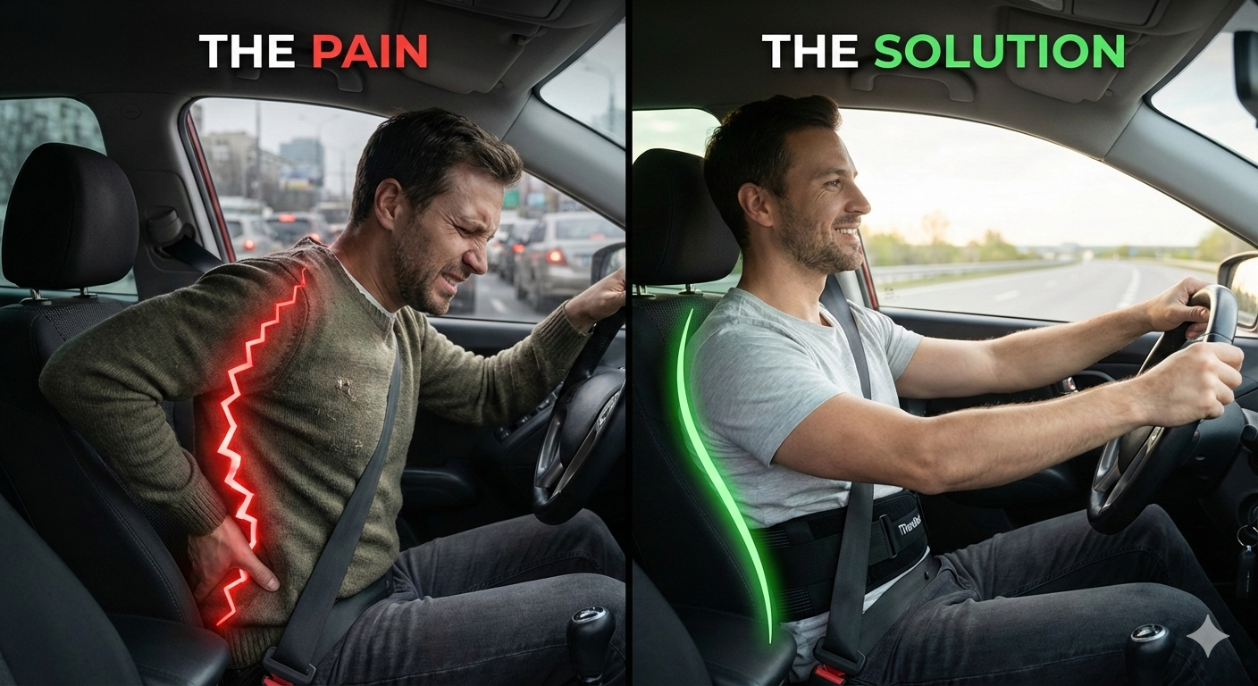 Driving Back Pain Relief: Best Posture Corrector for Drivers 2025