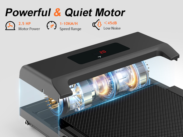 2026/01/1000918682.png Portable Walking Pad Treadmill | Under Desk Design | Quiet & Compact for Home & Office Fitness