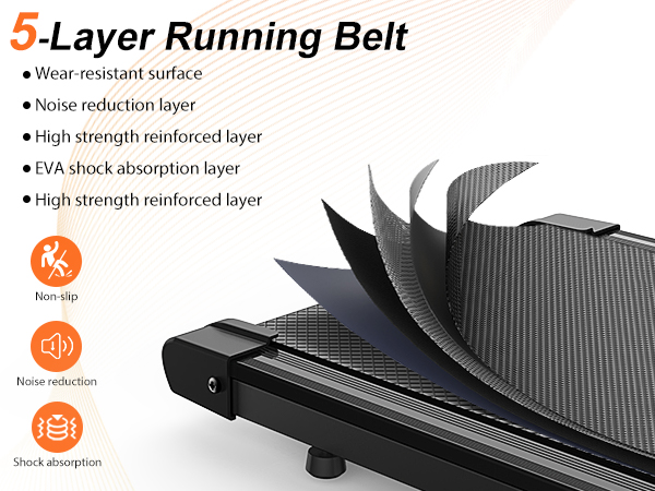 2026/01/1000918683.png Portable Walking Pad Treadmill | Under Desk Design | Quiet & Compact for Home & Office Fitness