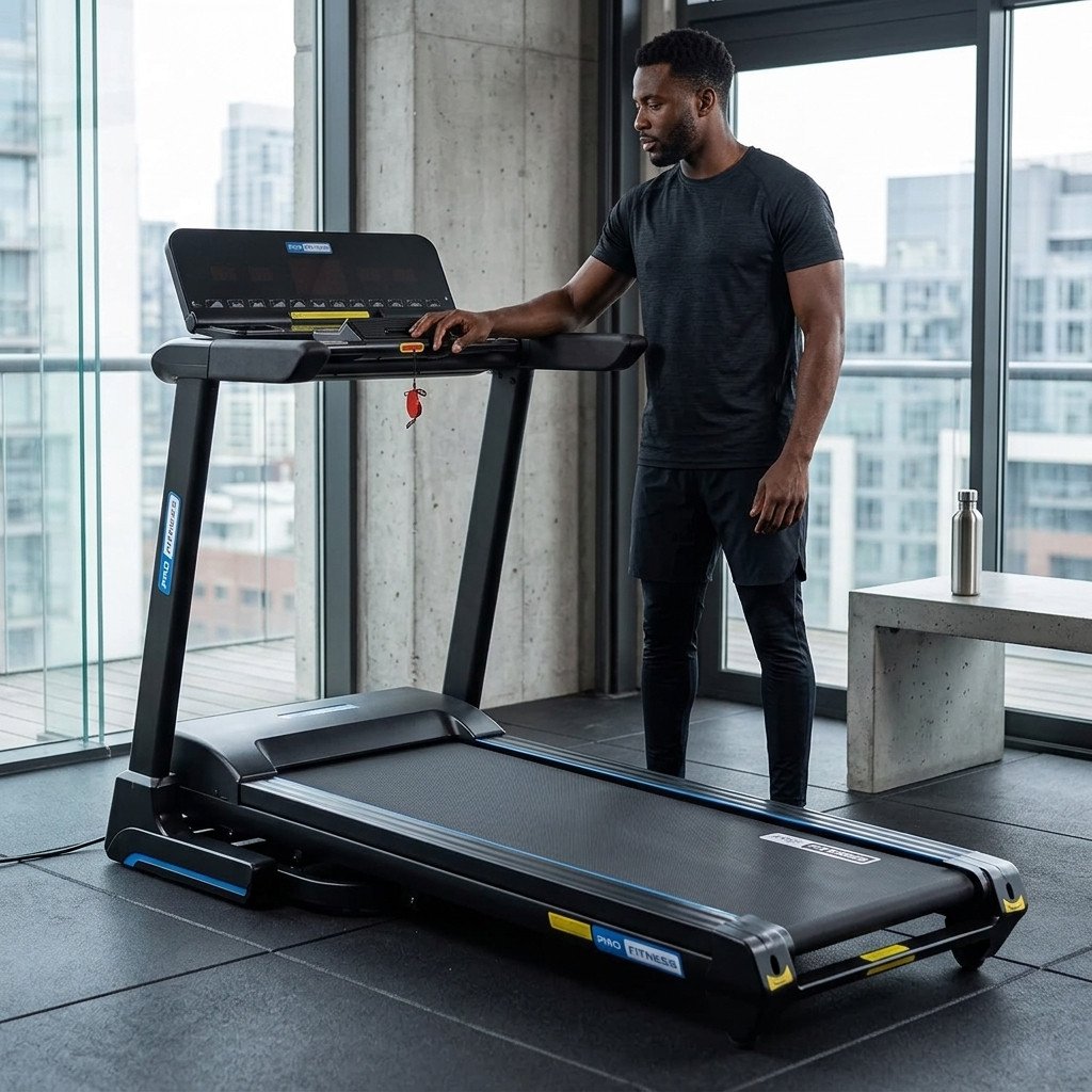 PRO FITNESS T3000C FOLDING TREADMILL